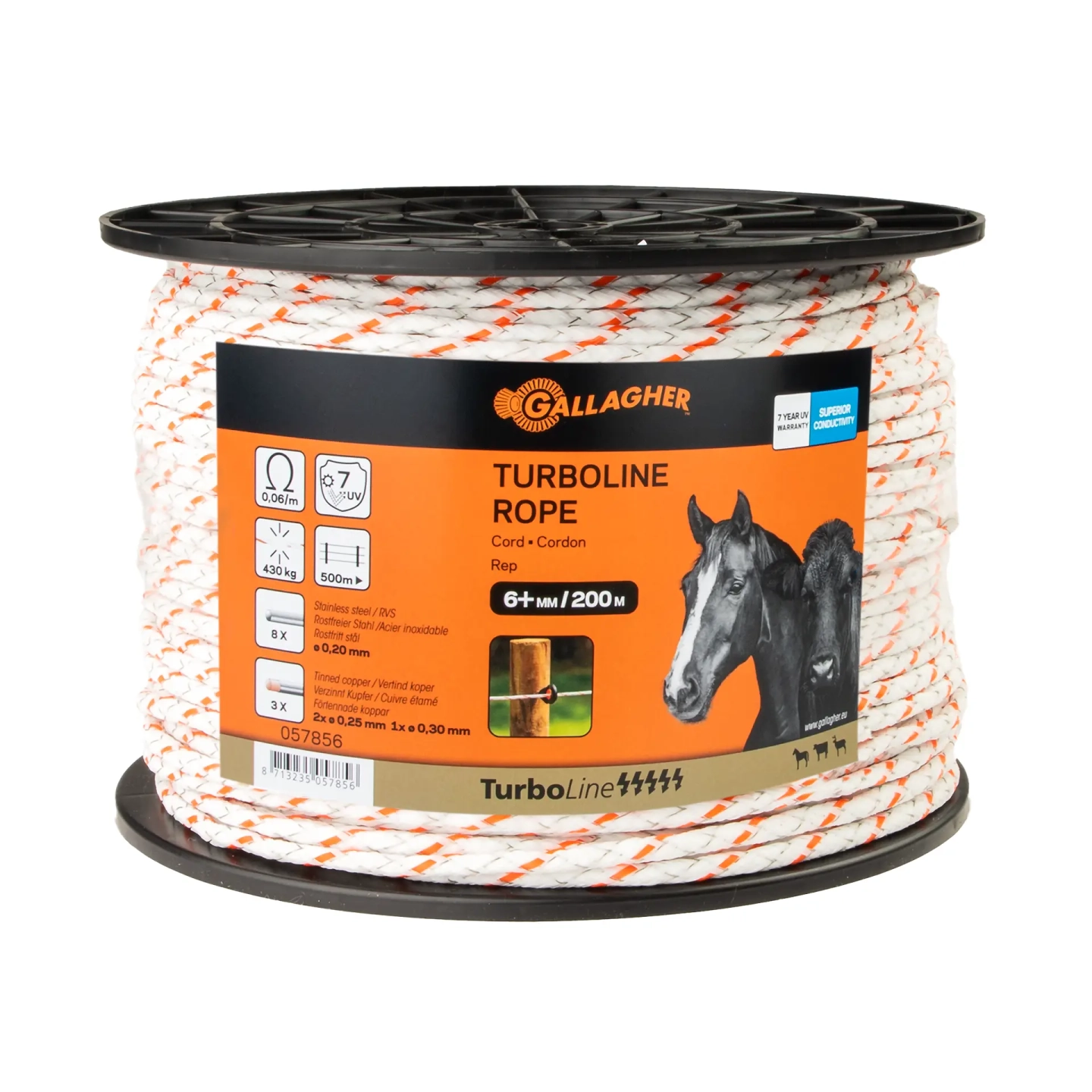 TurboLine-Cord (weiß, 200 Meter)