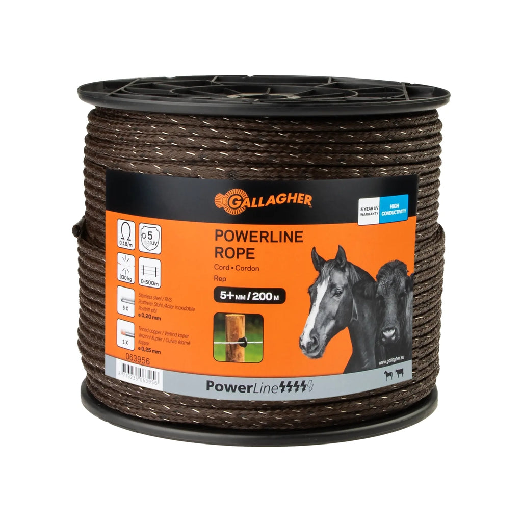 PowerLine-Cord (terra, 200 Meter)