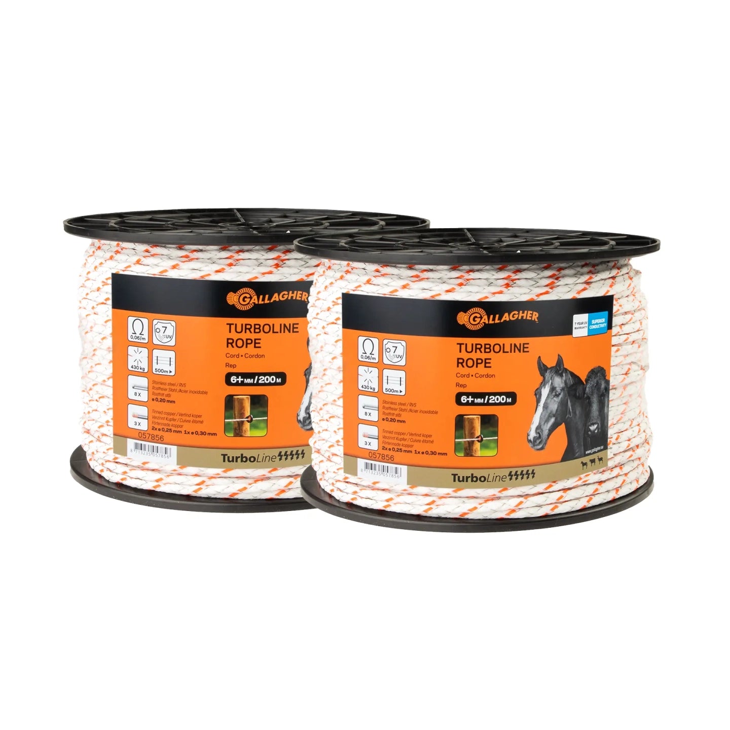 TurboLine Cord, Duopack (2x200m), Weiß